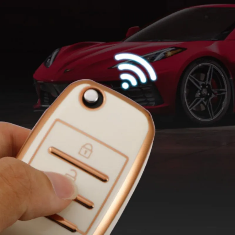 Car Flip Key Case Cover Shell Fob For KIA RIO 3 K2 K3 K4 K5 Sportege Picanto Optima Soul Ceed Sorento Forte Stinger Cerato