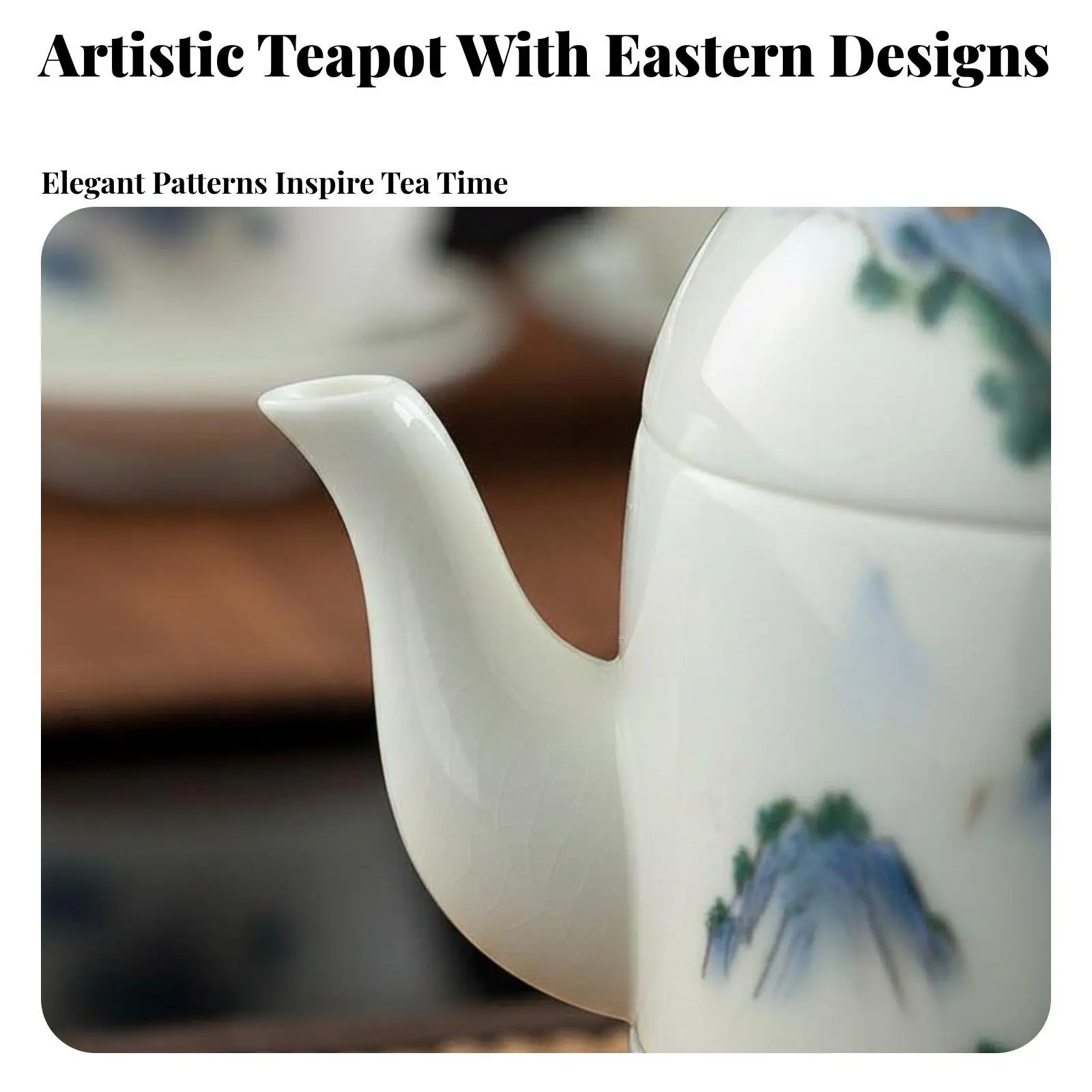 Portable Teapot Tea Infuser Set Compact Stacking Cups for Travel