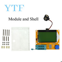 LCR-T4 Mega328 M328 LCD 128*64 9V Multimetr Transistor Tester ESR Meter Diode Triode Capacitance ESR Meter MOS PNP NPN LCR+CASE