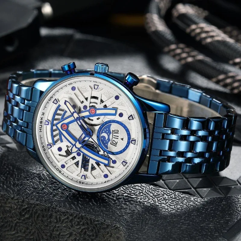 Yikaze Luxus Herren Quarz Armbanduhr wasserdicht Edelstahl lässig Business Männer Armbanduhren Mode Sport uhr für den Menschen