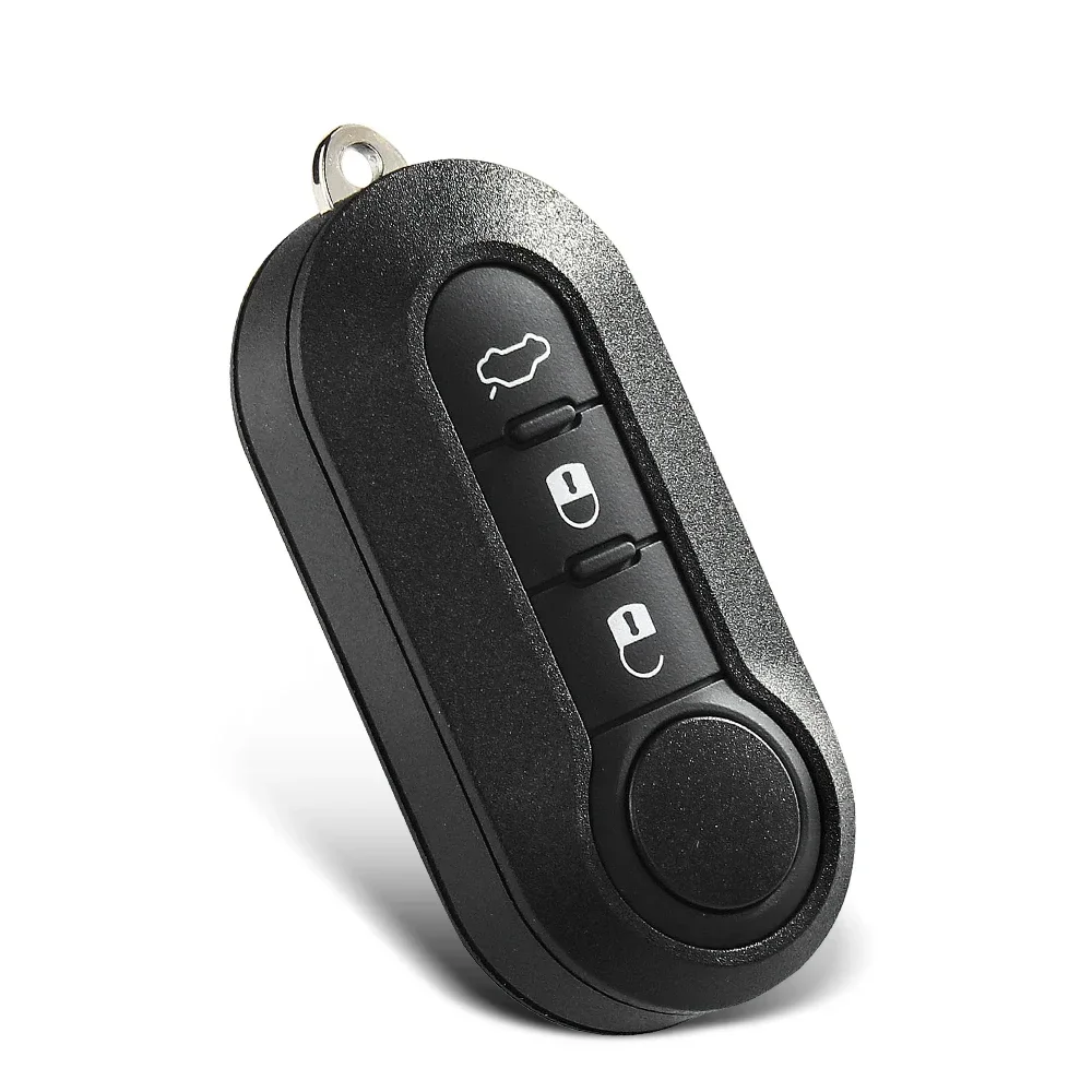 KEYYOU Flip Remote Car Key Shell Case For Fiat 500 Punto Ducato Stilo Panda Remote Auto Key Pad Case Cover SIP22 Blade 3 Buttons