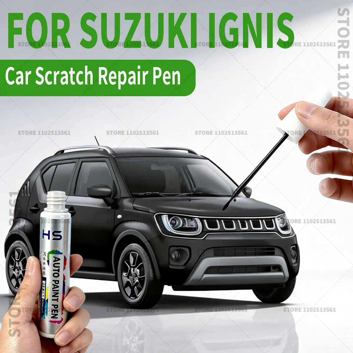 

Карандаш для ремонта краски SUZUKI IGNIS, средство для удаления царапин, аксессуары для автомобиля, цвета: Arctic White, Black, Glistening Grey, Rush Yellow
