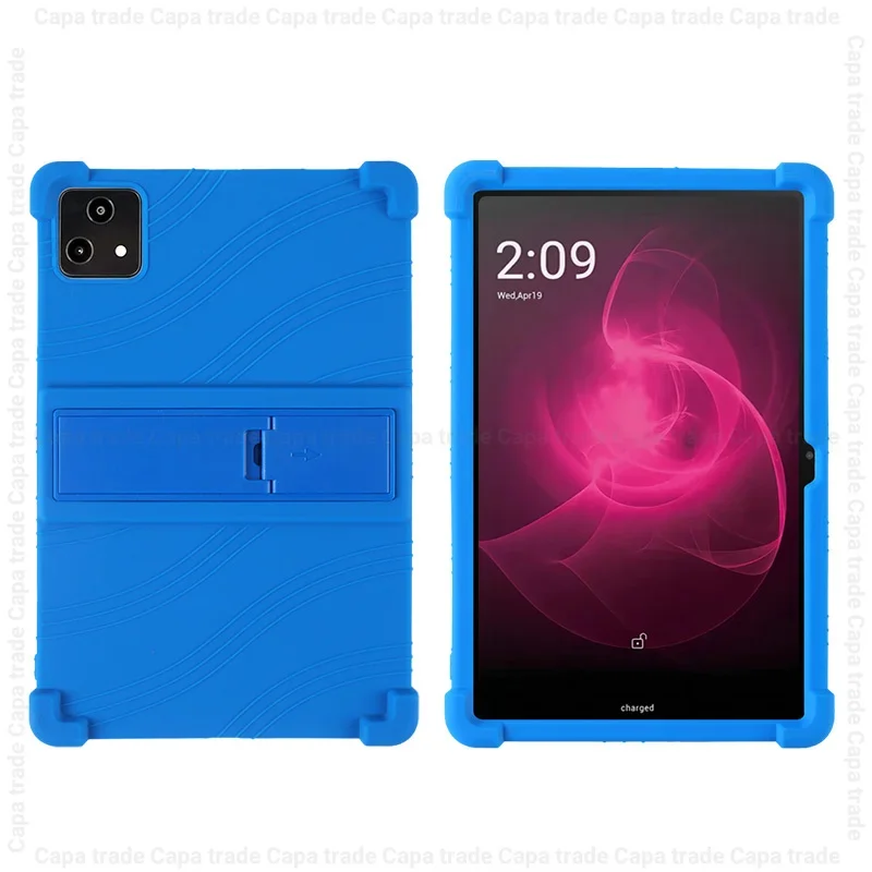 Funda de silicona gruesa con soporte para tableta, Protector a prueba de golpes para t-mobile Revvl Tab 5G 2023, 10,36 pulgadas, 4 Uds.