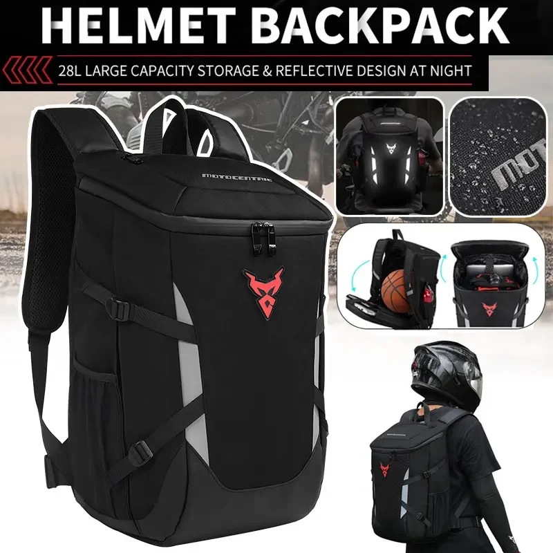 

Motorcycle Bag Waterproof Cycling Helmet Backpack Motocross Racing Computer Backpack Portable Universal Traveling Bag