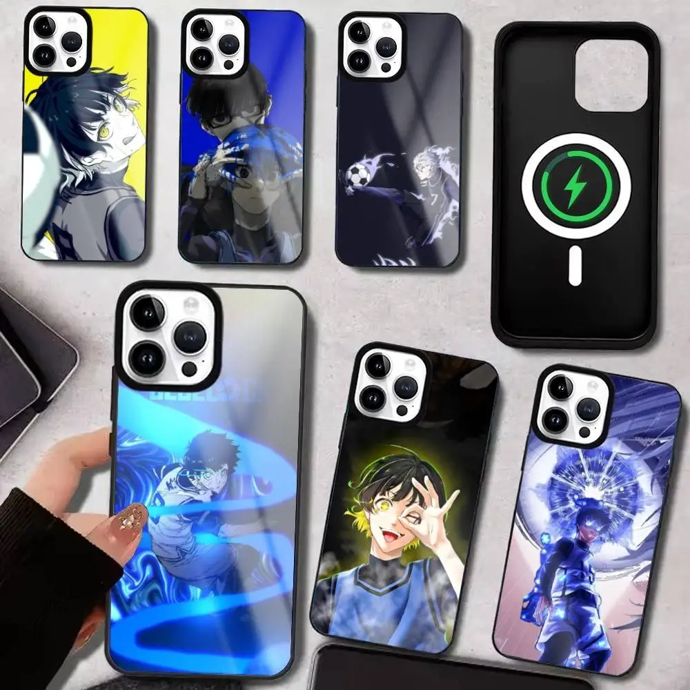 

Trent B-Blue L-Lock Magnetic Wireless Charging Phone Case for iPhone17/16/15/14/13/12/11 pro Max Compatible with Multiple Models