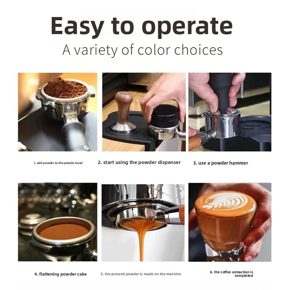ABKO-Maniglia universale E61 58MM 2 orecchie Caffè Cestello filtro senza fondo Strumento accessorio per macchina per caffè espresso