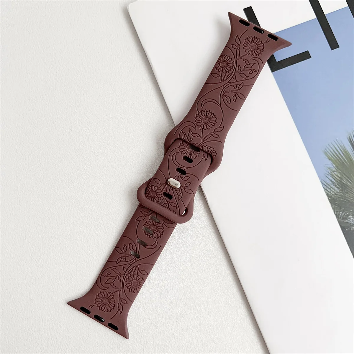 Watch Band For iWatch 42/44/45/49mm 38/40/41mm Silicone Fashion Watch Strap for Watch Series Ultra2 Se 9/8/7/6/5/4/3/2/1_voghion.com