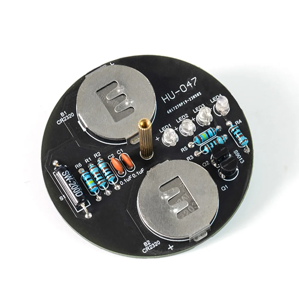 DIY-Elektronik-Kit LED-Rotierendes Gyroskop DIY-Kit Lötprojekt Lötübungs-Kit für Anfänger – Detail 6