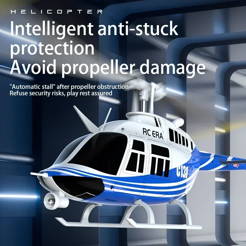 RC ERA C138 1:36 Remote Control Simulation RC Bell 206 Helicopter Altitude Hold 2.4g Genuine 6axis Gyro