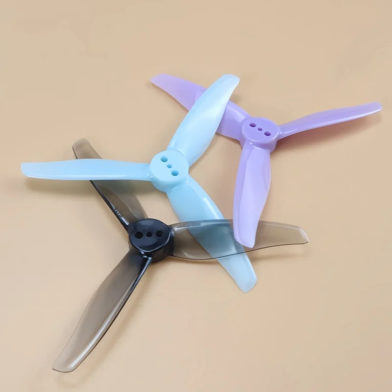 Qy 2 pares/6 pares gemfan 3016 hélice 1.5m buraco 3 polegada 3 lâminas cw ccw fpv hélice mini adereços para 3 polegadas fpv racing drone