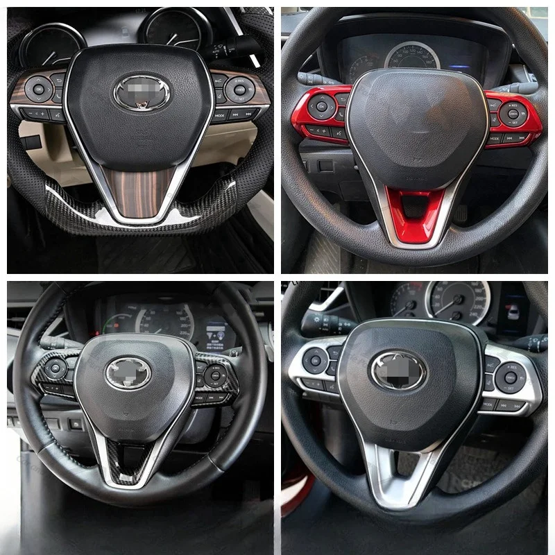 Suitable for Toyota 19 Corolla Leiling Camry Ling put sharp put RAV4 Asian Dragon steering wheel decorative frame