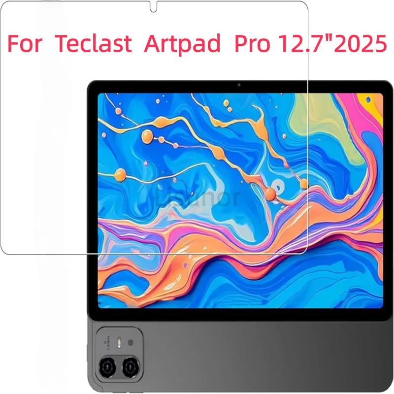 1 PCS 9H Tempered Glass Tablet Screen Protector For Teclast Artpad Pro 12.7 Inch 2025 Anti-Fingerprint Clear Protective Film