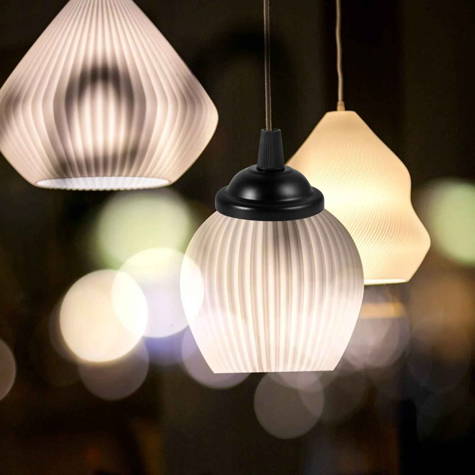 

4Pcs Vintage Ceiling Light Canopy Plate Cover Simple Elegant Design Easy Installation Ideal Residential Commercial Spaces