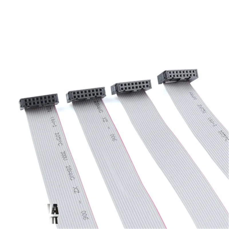 10 Stück IDC Buchse 2,54 Mm Raster – 6–40 Pin, Für Flachbandkabel, Schwarz, 125 V, 1 A