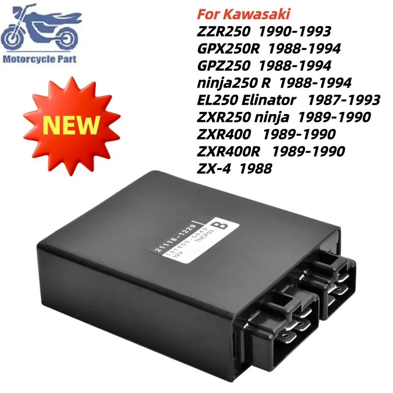 Digitale Zündsteuerung (CDI) für Kawasaki ZXR400 ZXR400R ZX-4 ZZR250 GPX250R GPZ250 Ninja250 R EL250 87-93 ZXR250 Ninja – Detail 5