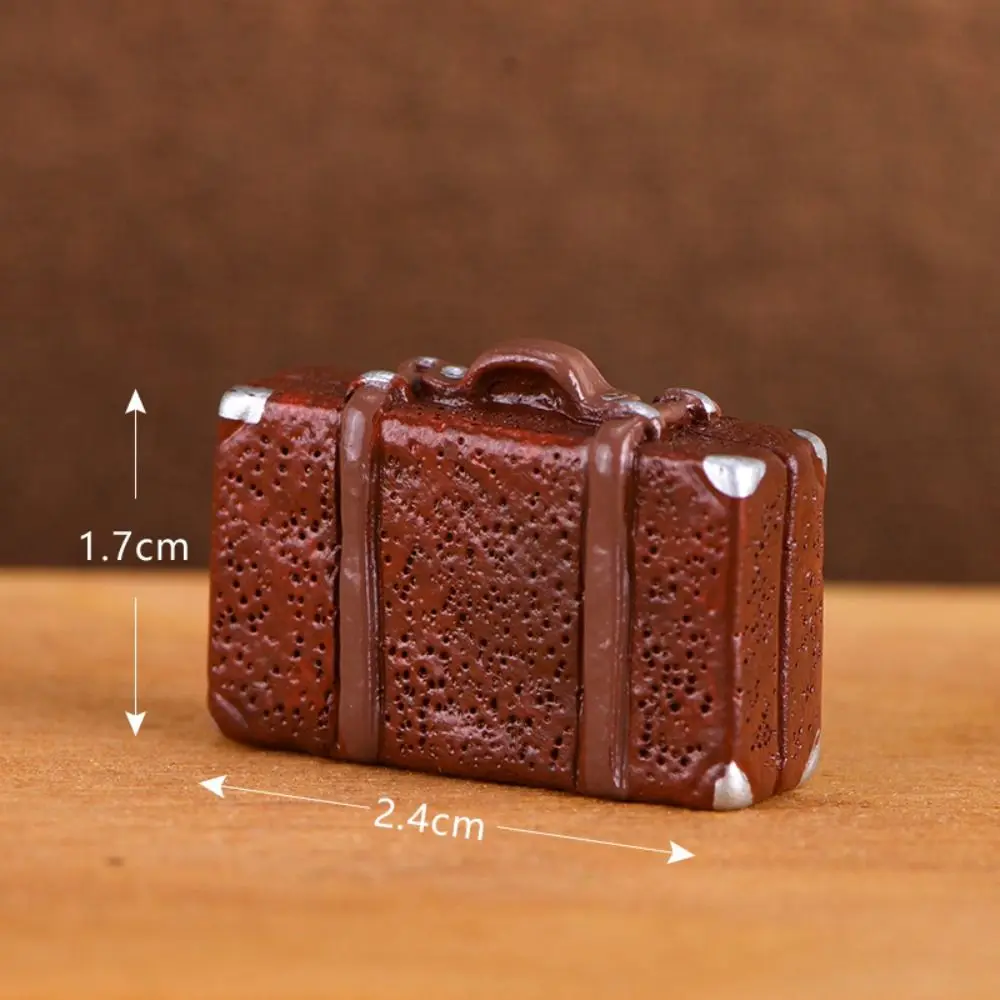 Home Decoration Retro Nostalgic Figurine Mini Retro Camera Miniatures Model Miniature Resin Dollhouse Figurine Ornaments