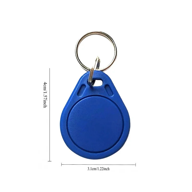 New Access Card Case Leather Card Holder Keychain Key Ring Door Lock Access Tags ID Card Case Keychain Access Card Bag