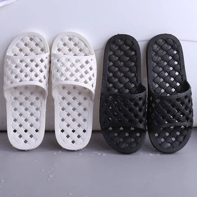 Unisex Men Shoes Flat Hollow Bathroom Home Slippers Fashion Outdoor Beach Slippers Slippers for Women