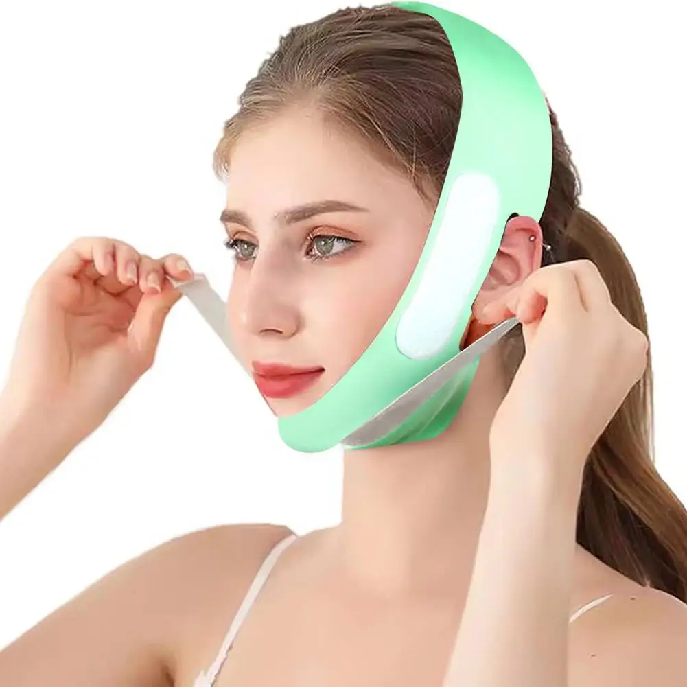 1 قطعة ضمادة التخسيس الوجه الخامس خط الوجه المشكل النساء حتى حزام الذقن حزام أدوات العناية بالوجه تدليك الجلد الخد شد الوجه V3Y2 #4