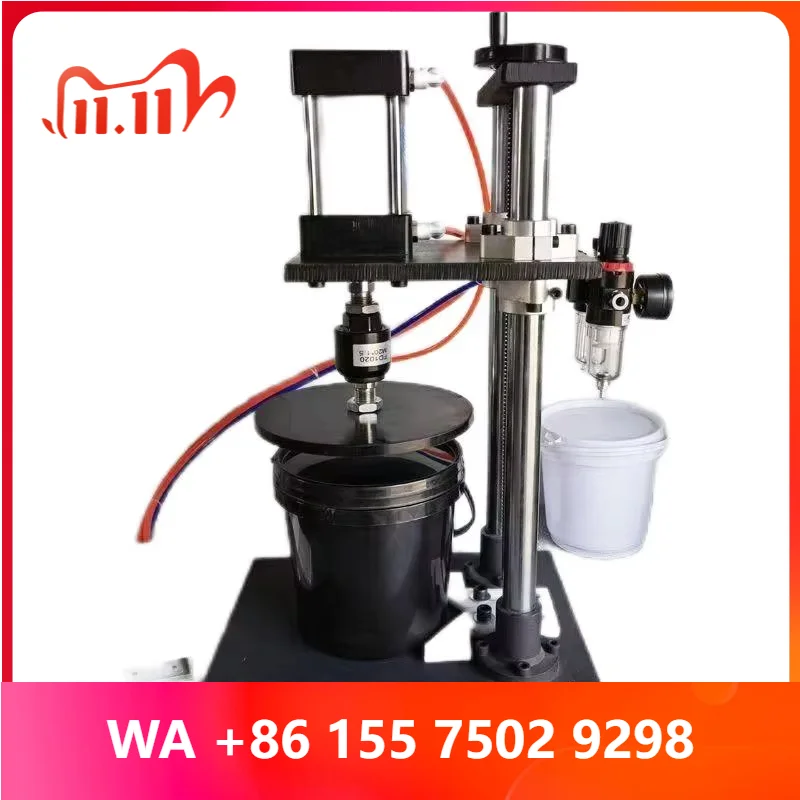 Manual Plastic Bottle And Barrel Capping hine 1-25L Big Bucket Lids Pressing Sealing Wood Encased Engine As Core Component