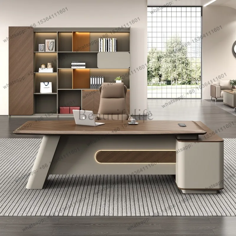 FG creative decoration office desk interior beauty wooden chinese style fashion office desk cheap mesas escritorio home products