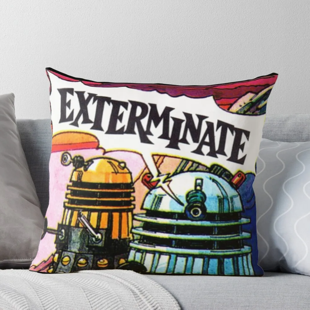 

EXTERMINATE! Throw Pillow Christmas Pillow ornamental pillows luxury decor