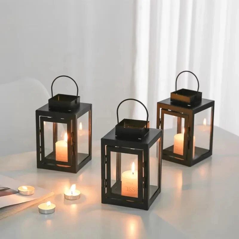 Retro Metal Candle Holder | Ple Style Painted Wrought Iron, Suitle Wedding Party Tle Ornament