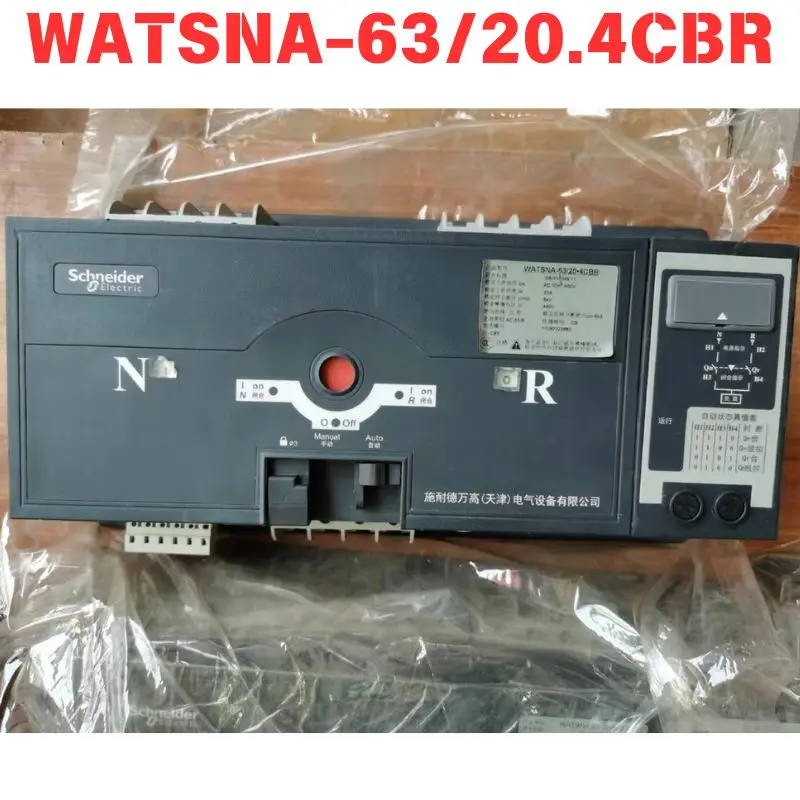 Used WATSNA-63/20.4CBR Schneider dual power 20A controller Functional test OK