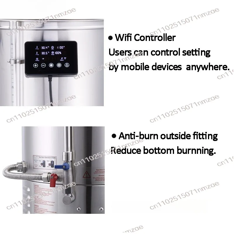 All-in-One Microbrewery System - 40L/50L/70L Electric for Home Brewing