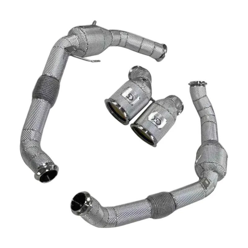 

Panamera 971 976 2.9Tstainless Steel Downpipes Manifold Header High Performance High Flow Corrosion Resistance Downspout