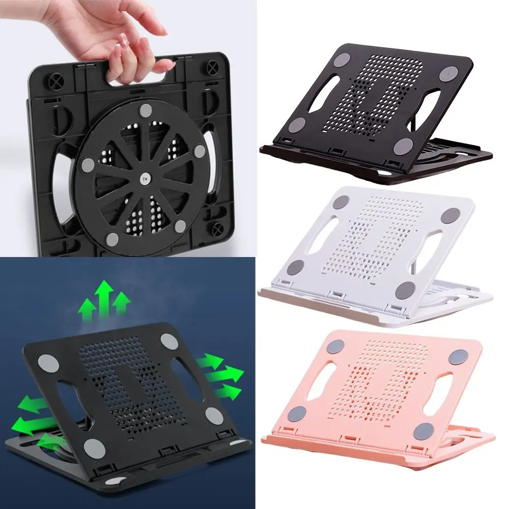 New Foldable Laptop Riser Stand 8 Degree 360° Adjustable ABS Tablet Bracket Cooling Rack Anti-Slip Notebook Holder