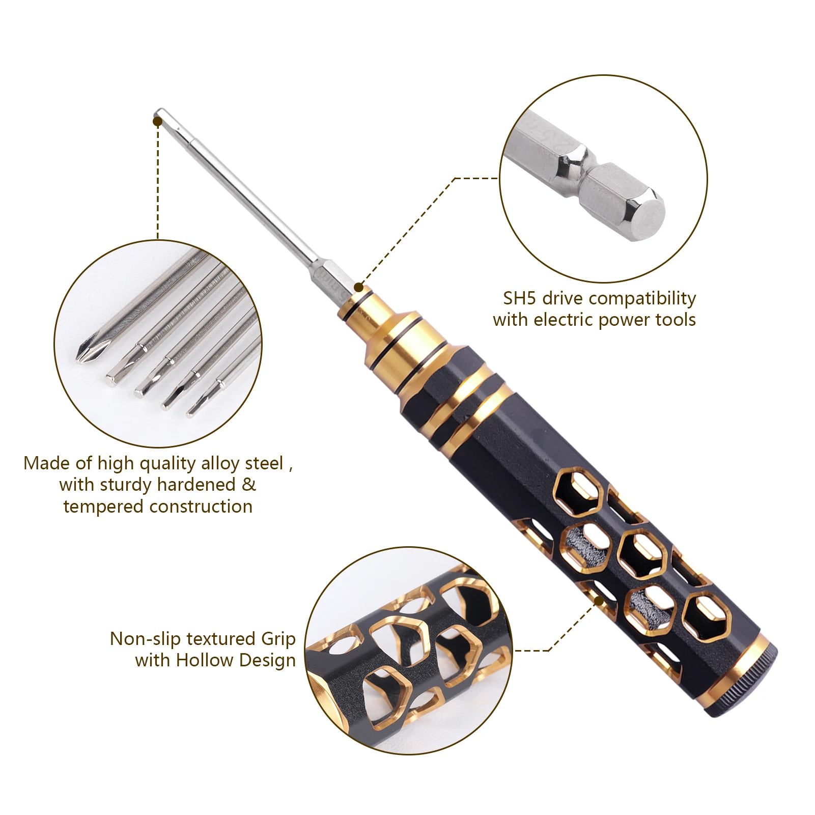 Hobbypark RC 5-in-1 Screwdrive - Rc Hobby Electric Screwdriver recension och pris
