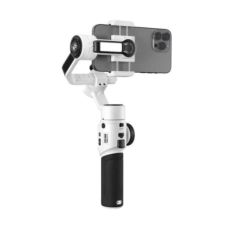 

NEW Zhiyun Smooth 5S Phone Gimbal 3-Axis Smartphone Stabilizer with Built-in Fill Light