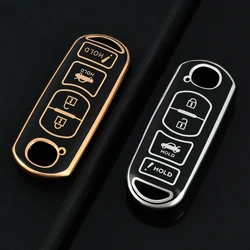 Neue tpu autos chl üssel fall für mazda 2 3 6 demio atenza axela für mazda schlüssels chutz autos chl üssel abdeckung CX-5 cx5 CX-3 cx7 CX-9 3 4 cx30