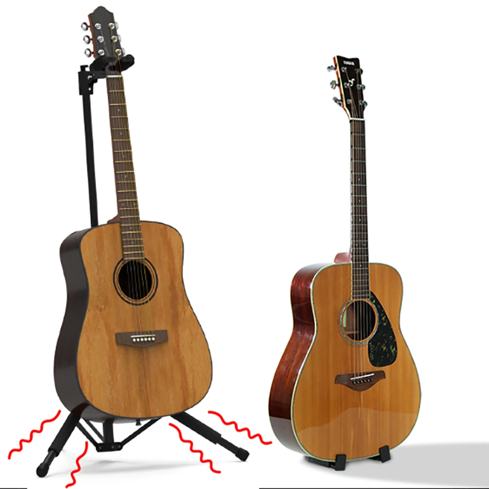Guitar Steady Stands,Ultra-small Size Acoustic Guitar Stand,Portable Clamping Design Adjustable from 9cm to 12cm,Stand Upright image 5
