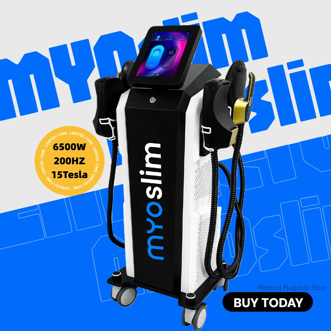 

Аппарат для коррекции фигуры MYOslim Body Sculpt 6500w: электромагнитная стимуляция для похудения, сжигания жира и формирования мышц