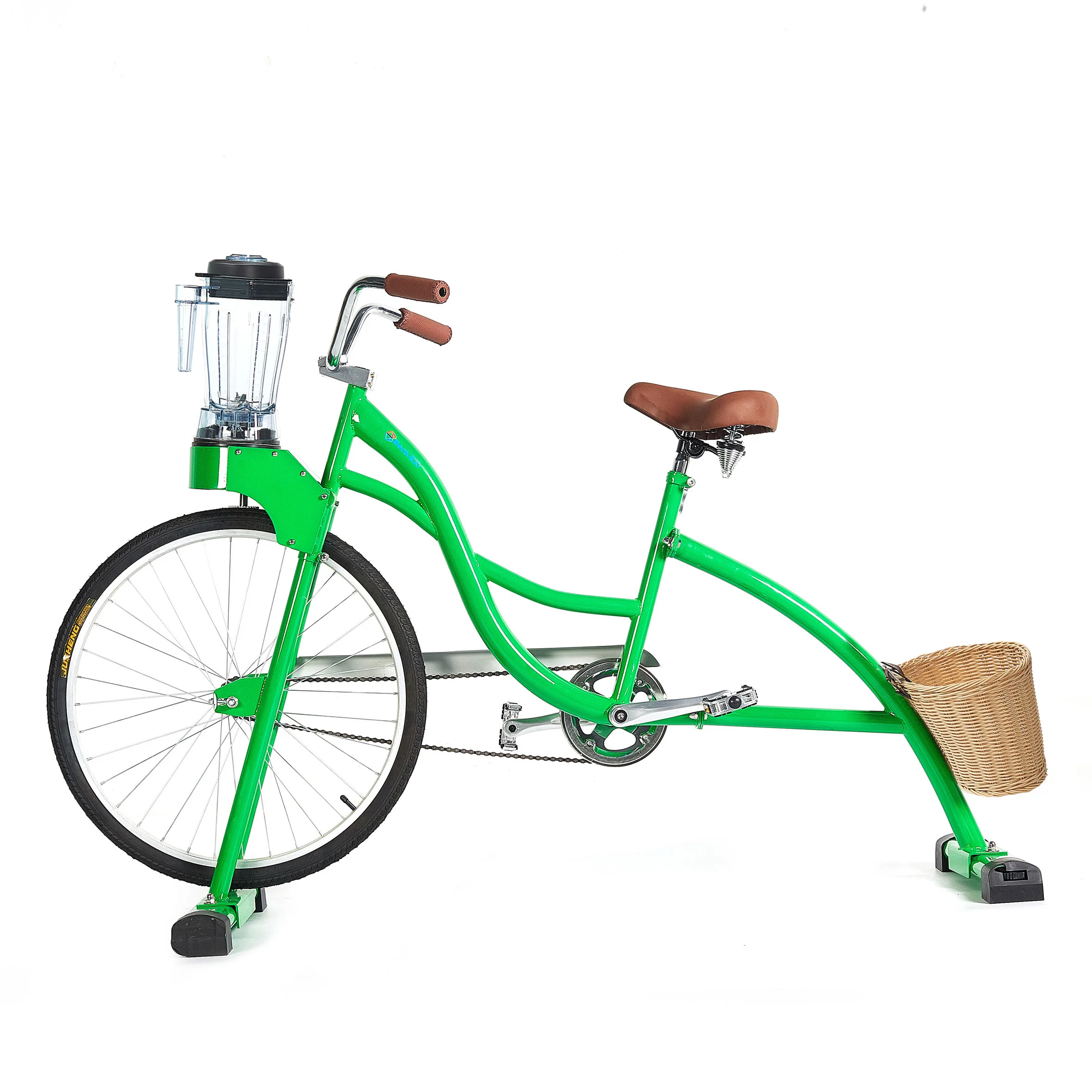 EXI smoothie blended fruit vegetable cycle indoor outdoor party display juicer cycling bike with blender pedals