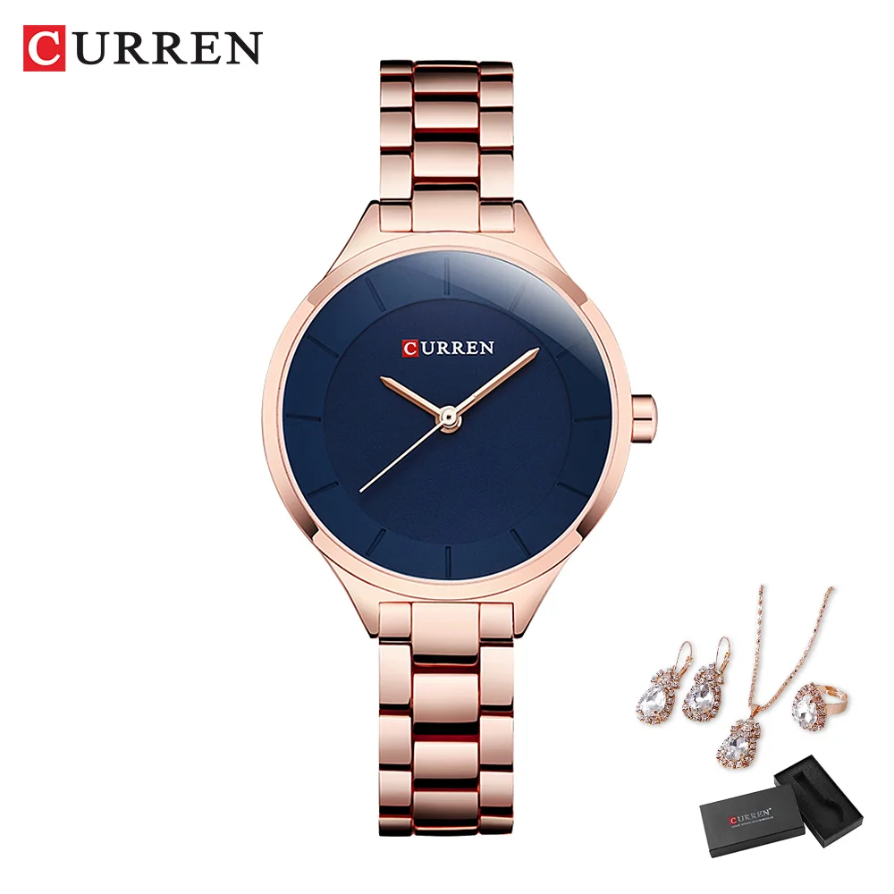 

CURREN 5PCS Luxury Women Watches Set Bracelet Wristwatches Fashion Ladies Quartz Watch Dress Female Clock Montre Femme Relogio