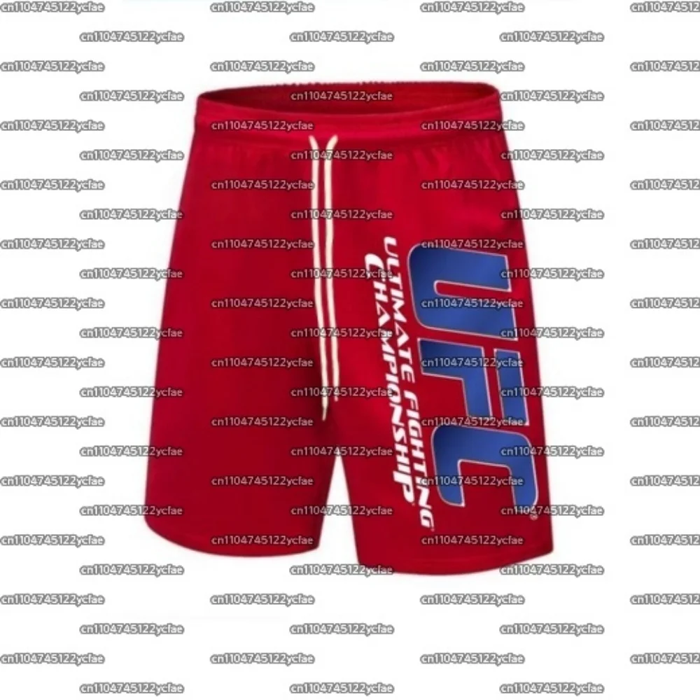 

UFC Classic Men's 3D Print Fitness Shorts 2025 Men Gym Training Boxing Sports Shorts Fighting Battle Jogging Autumn Borad Pants