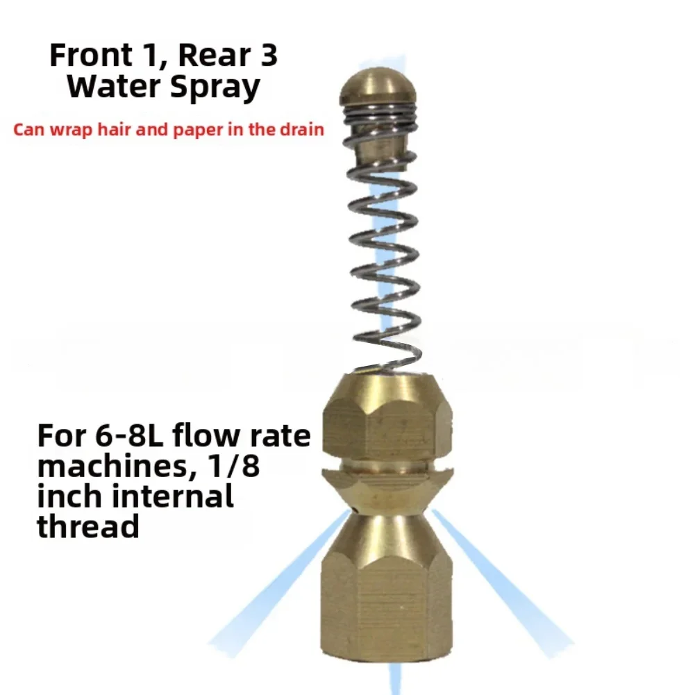 

Набор насадок для очистки трубопровода - прочная нержавеющая сталь для эффективных сабов, насадка для быстрого соединения, насадка для очистки канализации, высокое давление