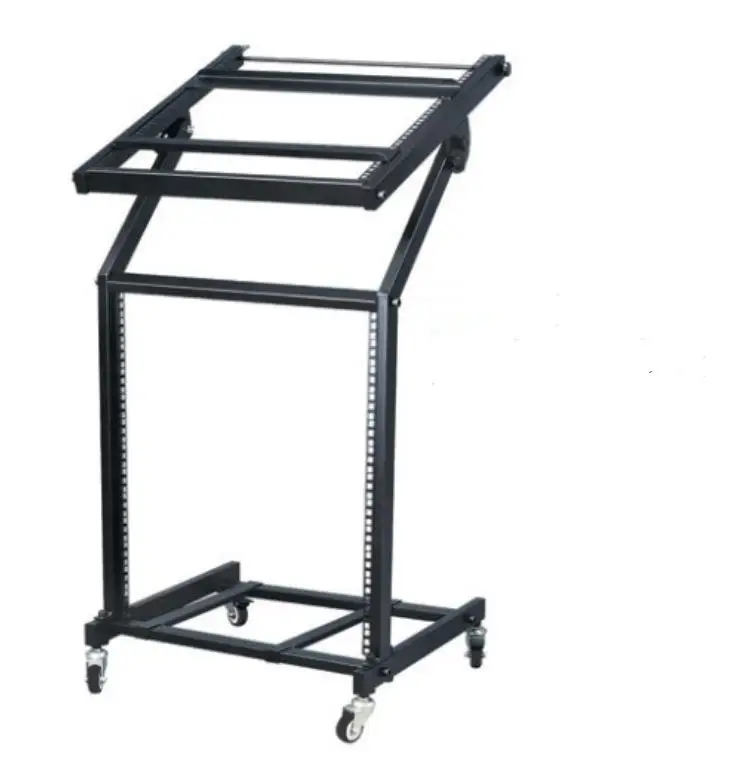 professional-9-12-16u-dj-stage-mixer-stand-movable-audio-equipment-rack-with-wheels-power-amplifier-cabinet-holder