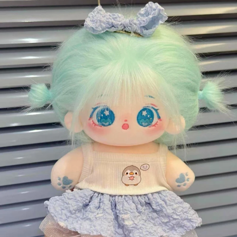 

New Hot 20cm Kawaii Star Figure Idol Anime Constellation Doll Stuffed Plush Cotton Doll Can Change Clothes Fans Collection Gifts