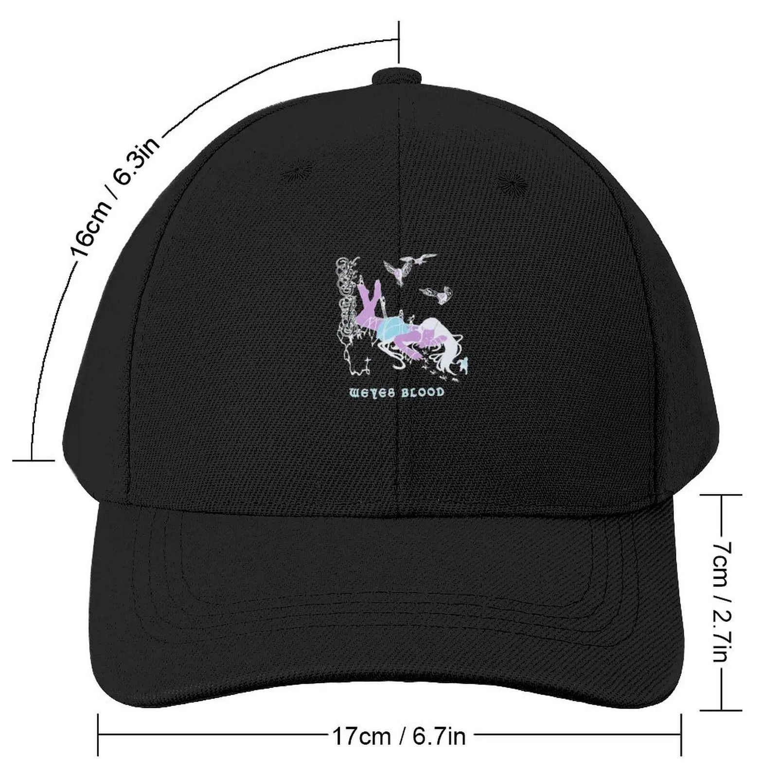 weyes blood Baseball Cap Golf fishing hat Icon Sun Cap Caps For Men Women's