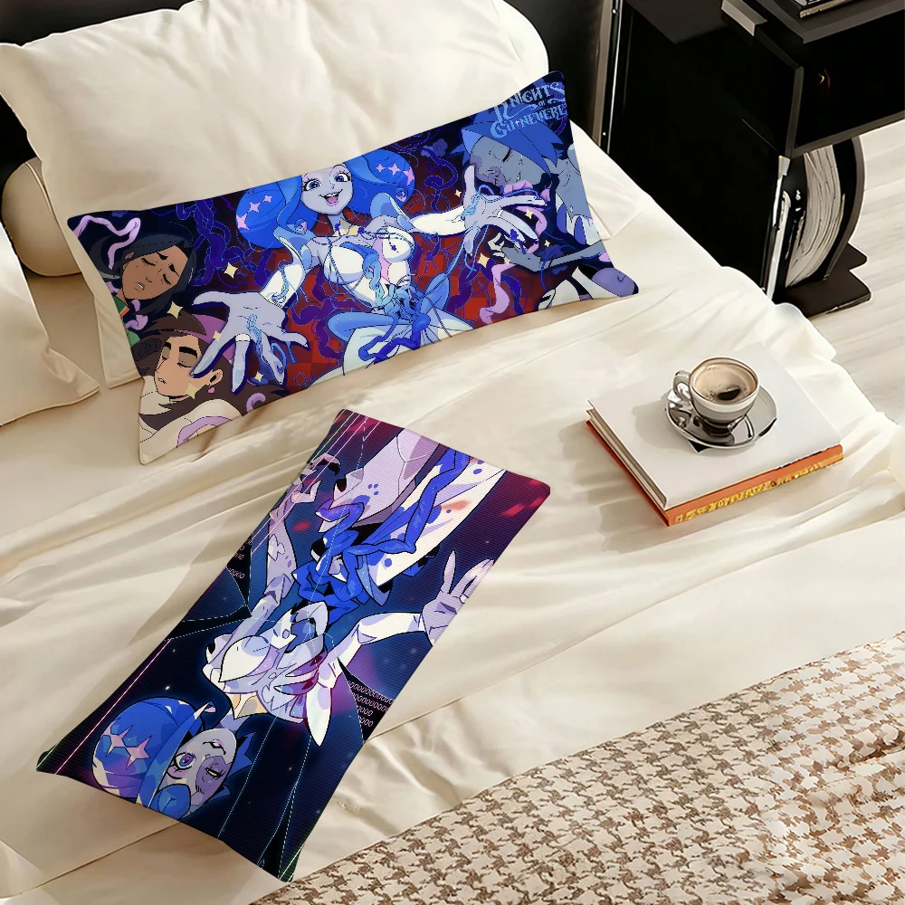 الرسوم المتحركة k-nights of G-Guinevere كيس وسادة مناسبة لمكتب غرفة نوم أريكة ديكور المنزل وسائد مستطيلة
