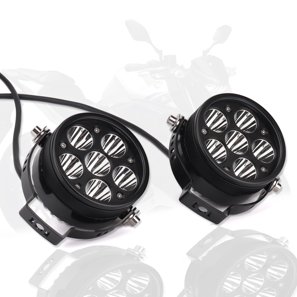 R1250GS 60W Motorcycle fog light LED Auxiliary Lights 6000K Fit For BMW R1200 GS 1250 LC ADV k1600B F850GS F 750GS F800GS