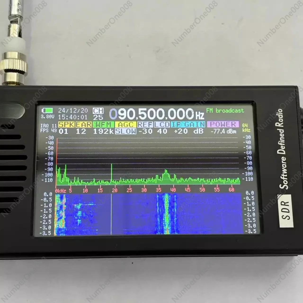100 كيلو هرتز 149 ميجا هرتز جهاز استقبال راديو SDR محمول 43 كامل النطاق FM AM SSB CW #3
