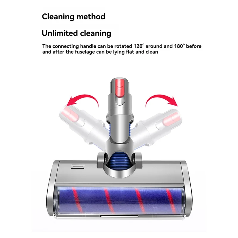 

A44Z-насадка для щетки для пола, инструмент для Dyson V10 Silm/SV18/V12, аксессуары для пылесоса, мягкая подметальная машина, роликовая щетка для пола