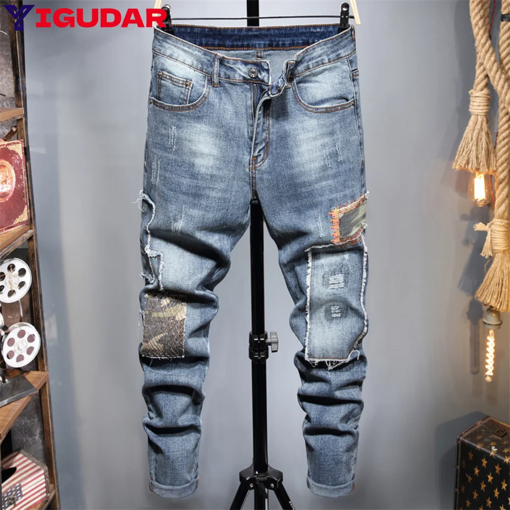 

Vintage Cargo Pants Baggy Jeans men Fashion 90s Streetwear Pockets Wide Leg Straight jeans Y2k Denim Trousers streetwear