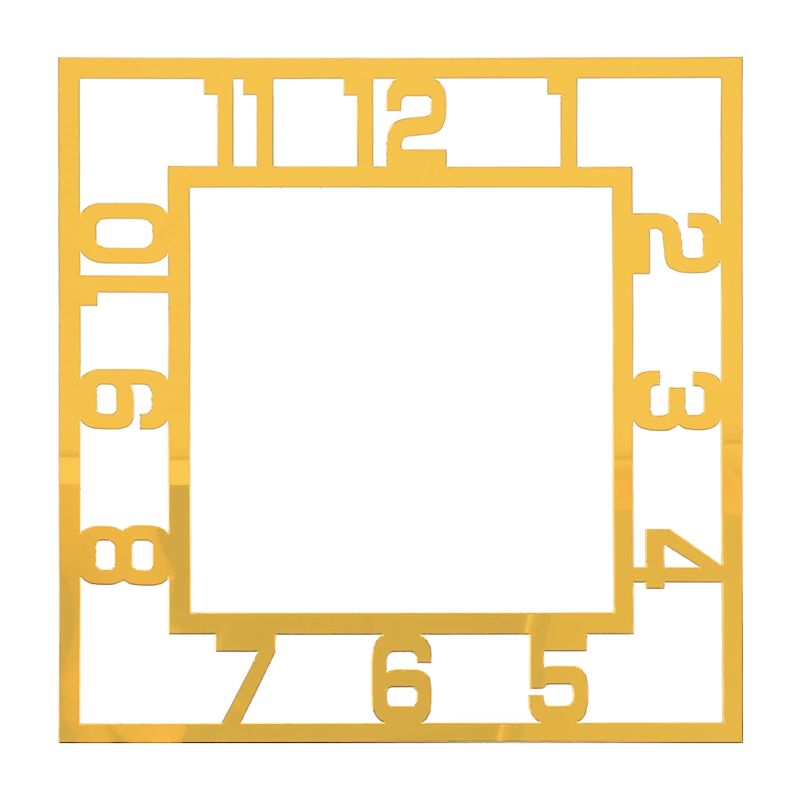 

Clock Sticker for Wall Decorative Vinyl Timepiece Modern Style Living Room Bedroom Office Adhesive Removable Clock Mural