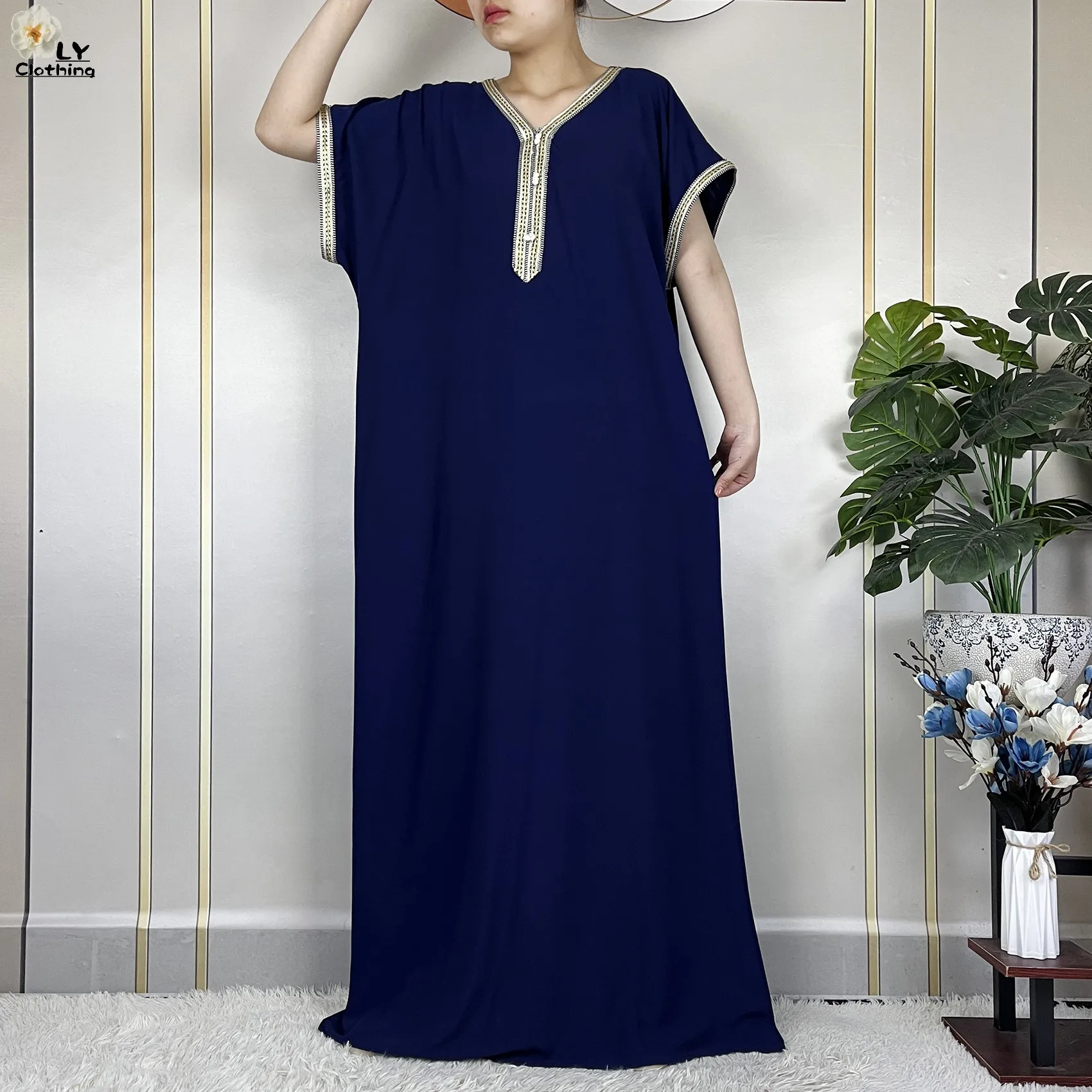 New Summer Kaftan Abaya 2023 African Dresses for Women Traditional Clothing Islam Prayer Attire Turkey Muslim Loose Robe Ramadan